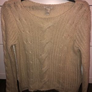 Cream sweater